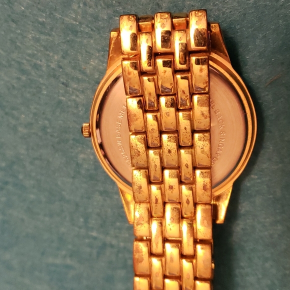 Charming Charlie Gold Bracelet Watch with Butterfly Accent - Picture 3 of 4